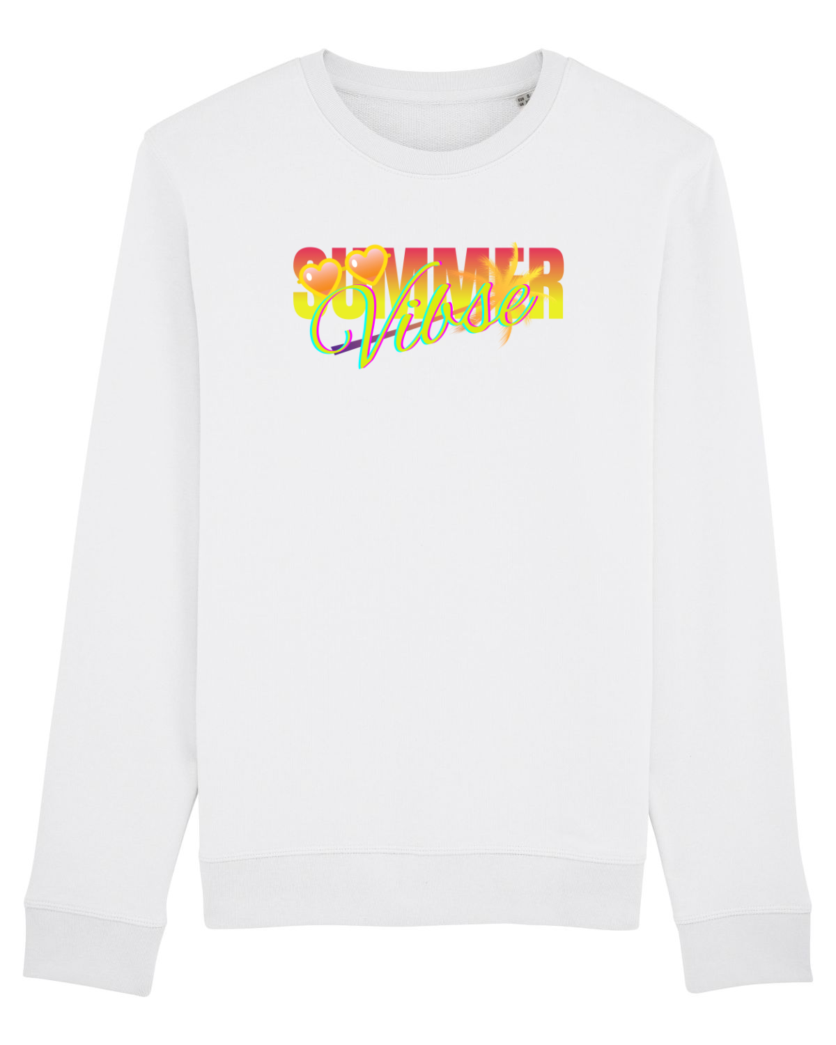 Bluză mânecă lungă Unisex Rise White
