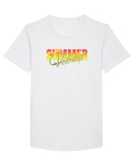 Summer vibse Tricou mânecă scurtă guler larg Bărbat Skater