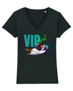 Vip local Tricou mânecă scurtă guler V Damă Evoker