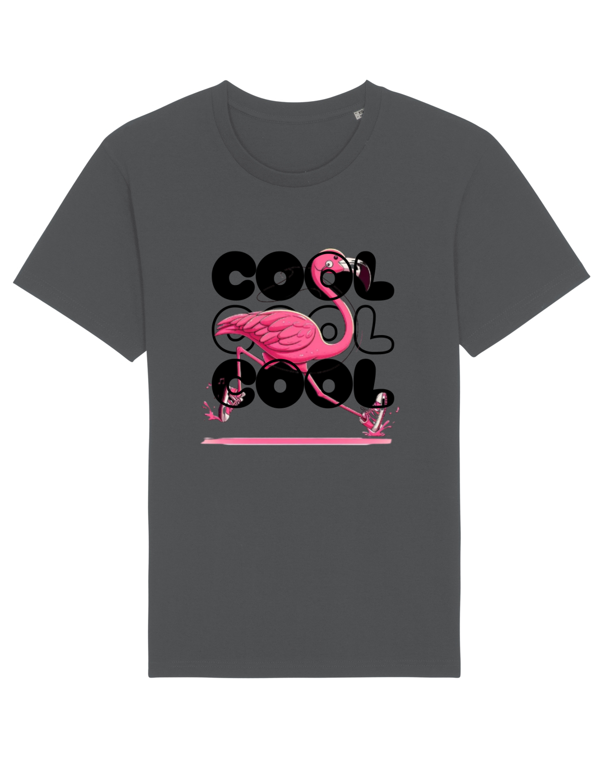 Tricou mânecă scurtă Unisex Rocker Anthracite