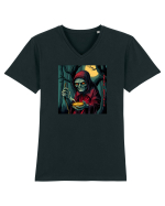 BABA DOCHIA  Tricou mânecă scurtă guler V Bărbat Presenter