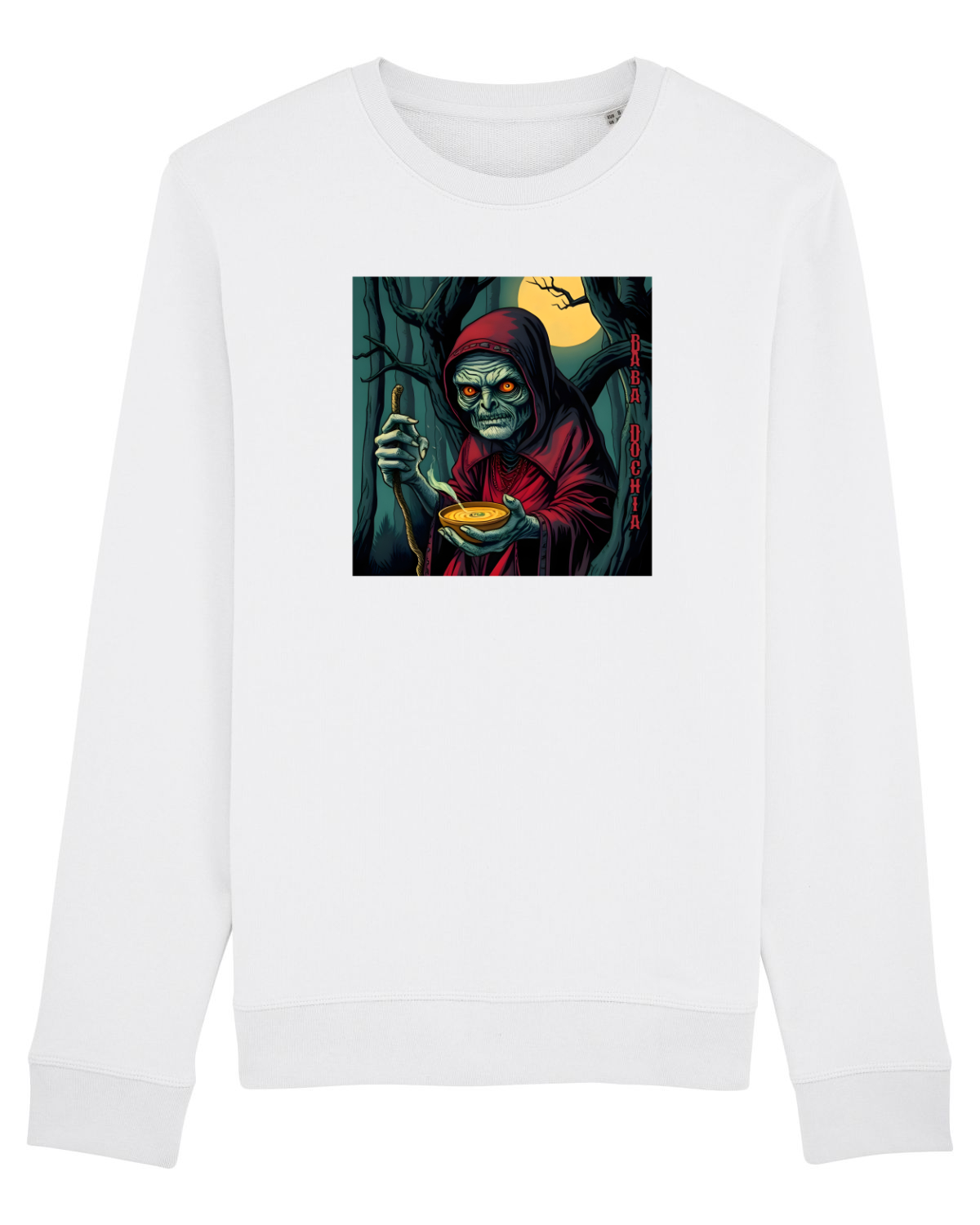 Bluză mânecă lungă Unisex Rise White