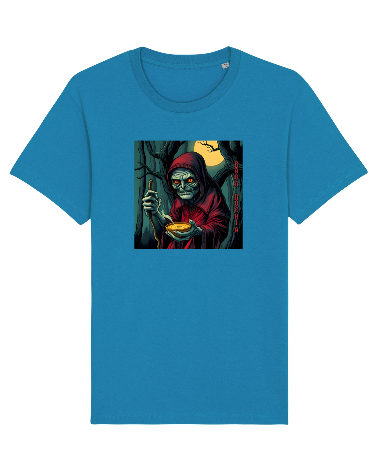 Tricou mânecă scurtă Unisex Rocker Azur