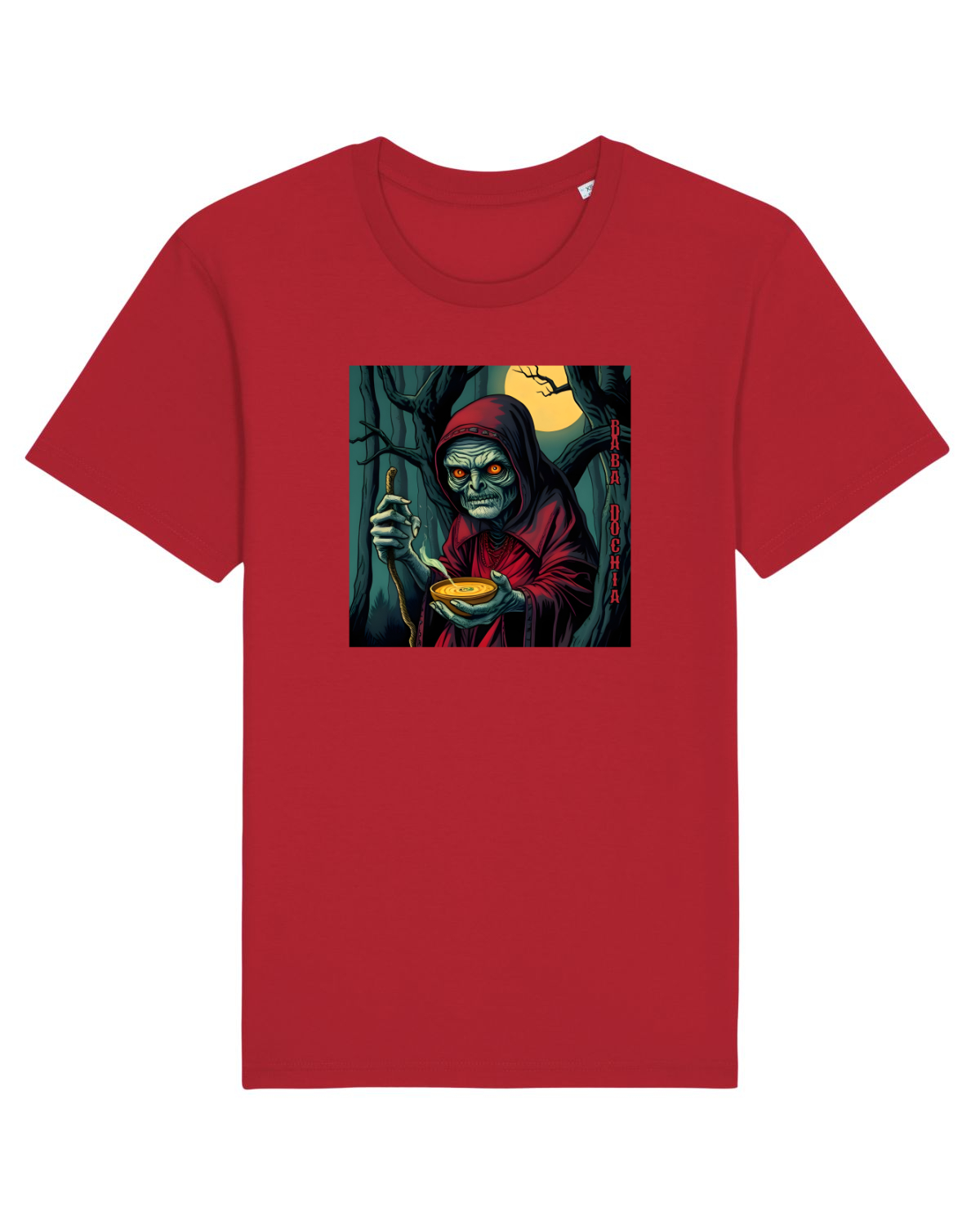 Tricou mânecă scurtă Unisex Rocker Red