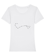 Zodia şi constelaţia Scorpionului Tricou mânecă scurtă guler larg fitted Damă Expresser