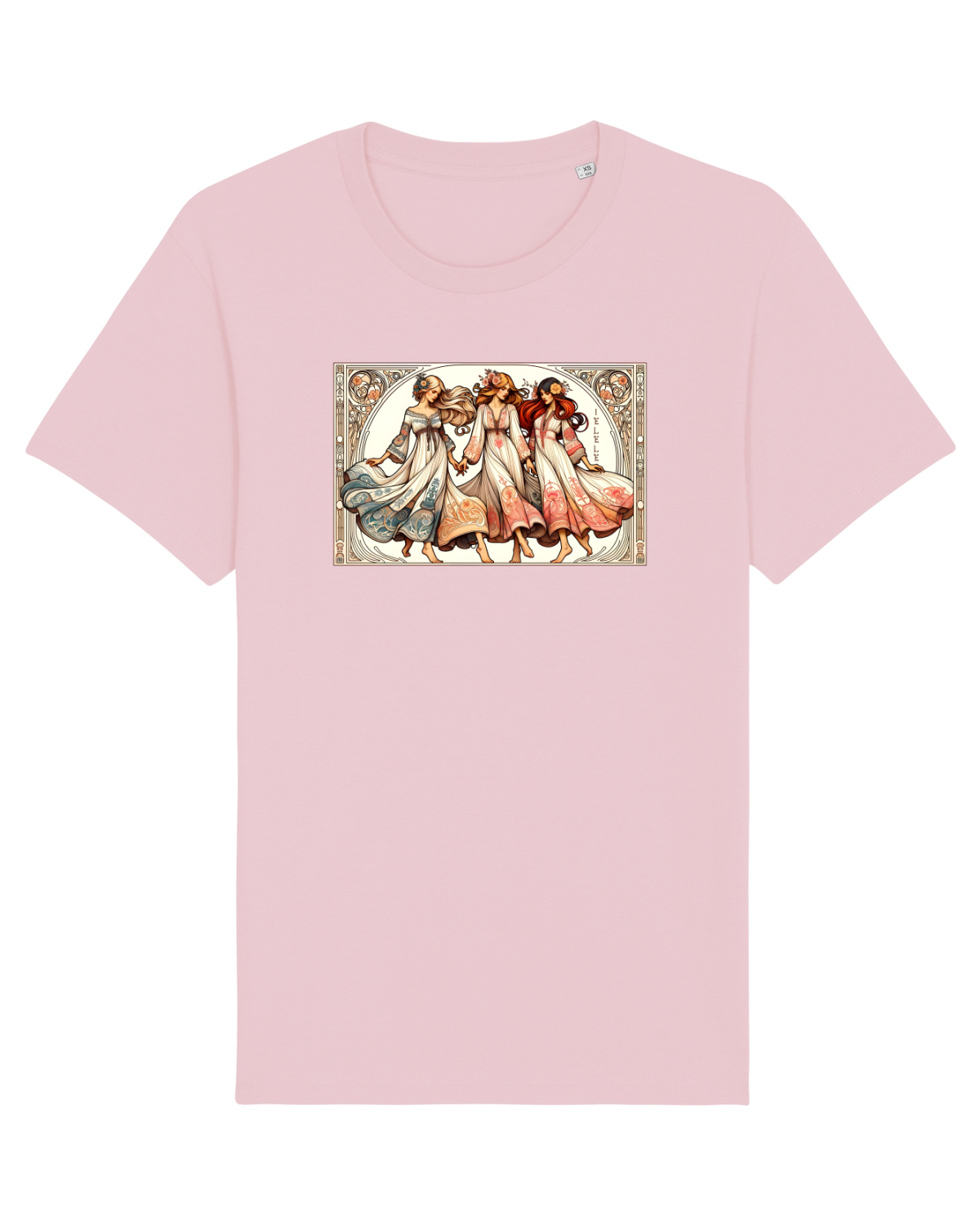 Tricou mânecă scurtă Unisex Rocker Cotton Pink