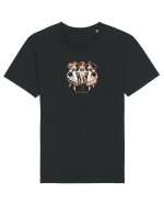 IELELE NEBUNELE Tricou mânecă scurtă Unisex Rocker