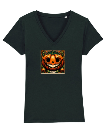 DOVLEAC HAPPY  HALLOWEEN -  ART NOUVEAU 3 Black