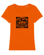 CREEPN` IT REAL! 1 Tricou mânecă scurtă guler larg fitted Damă Expresser