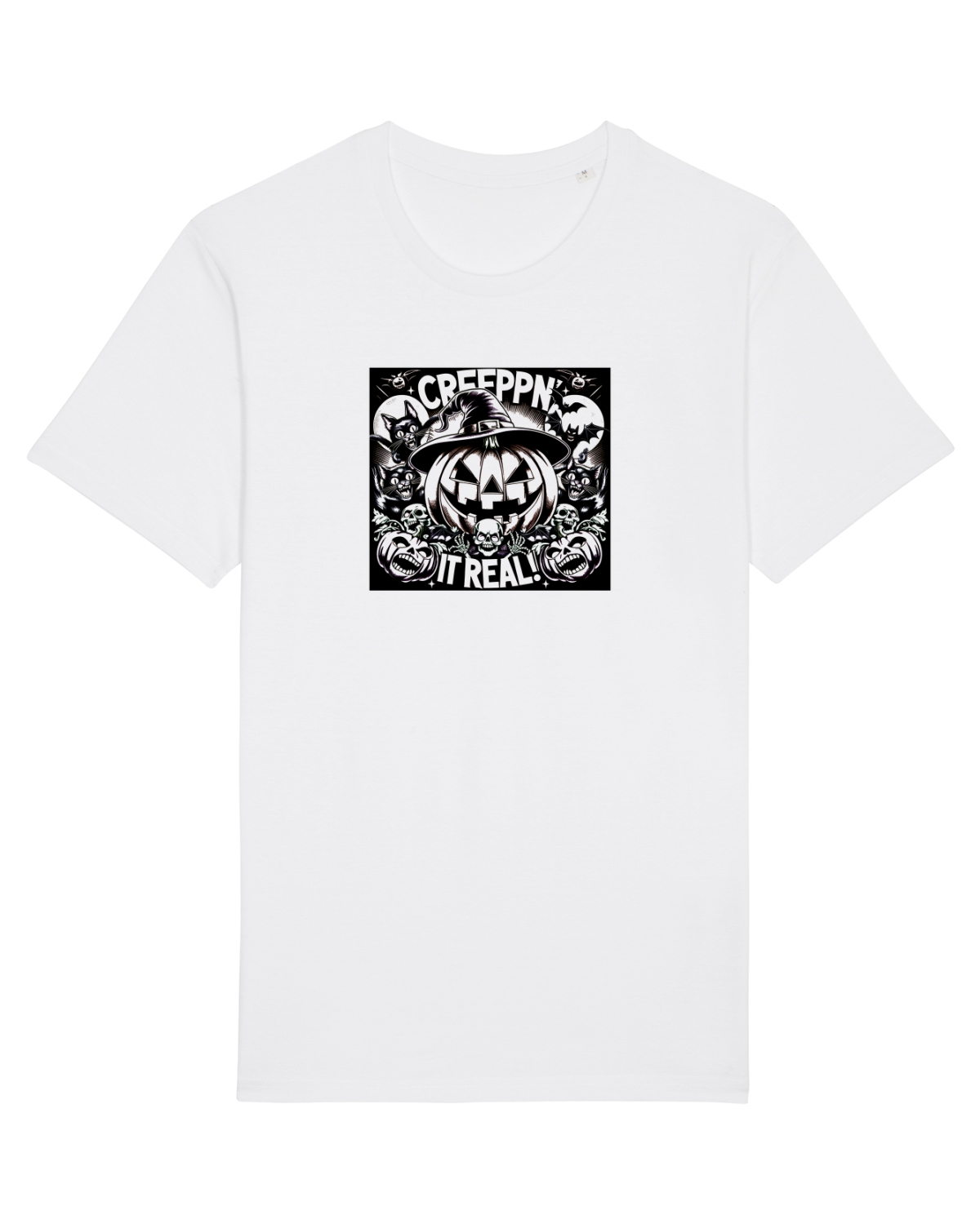 Tricou mânecă scurtă Unisex Rocker White