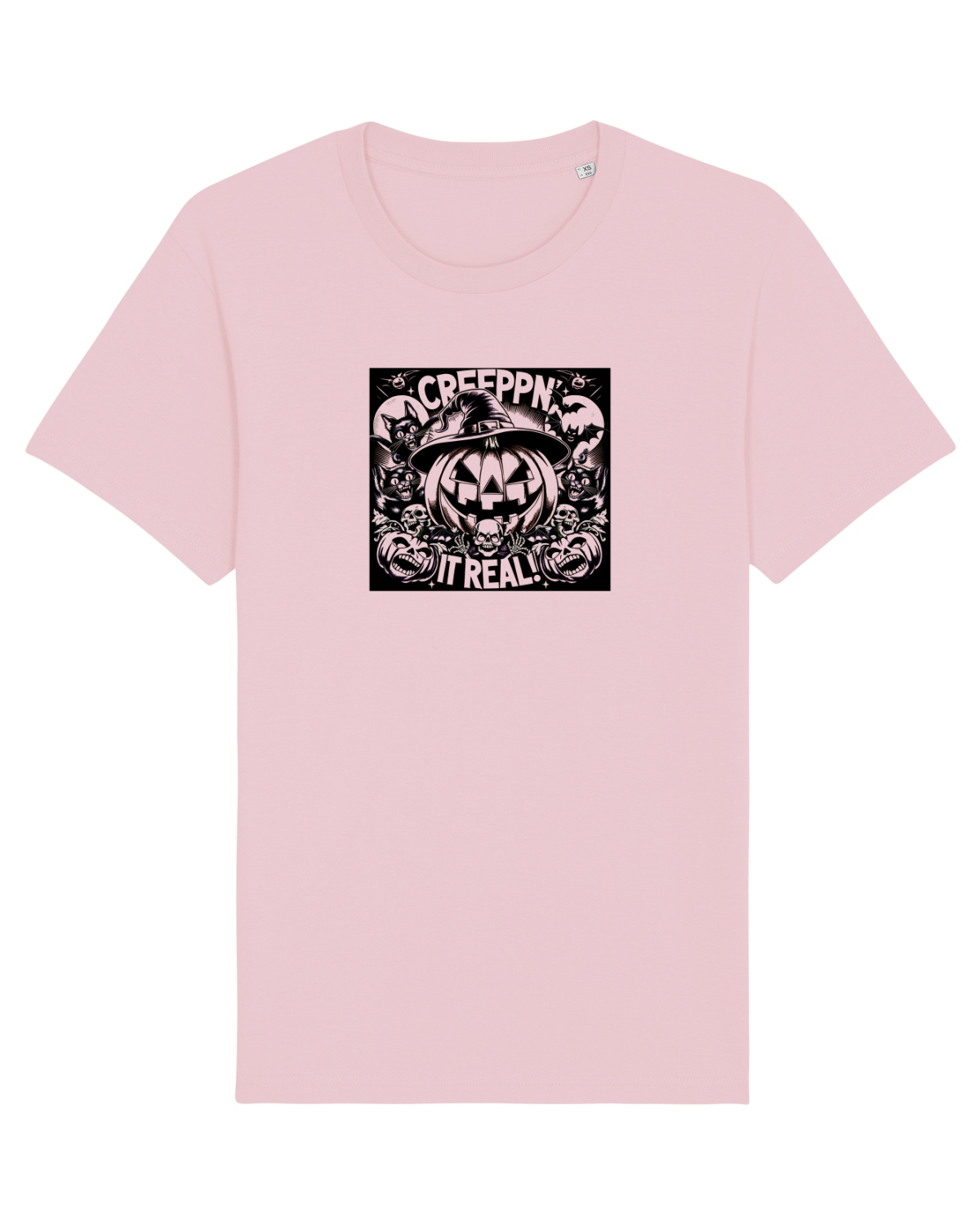 Tricou mânecă scurtă Unisex Rocker Cotton Pink