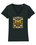 GOURD (GOOD) TIMES ONLY! Tricou mânecă scurtă guler V Damă Evoker