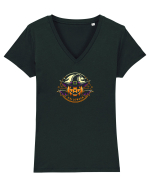 HALLOWEEN - DOVLEAC VRAJITOR Tricou mânecă scurtă guler V Damă Evoker