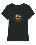 HALLOWEEN - DOVLEAC VRAJITOR Tricou mânecă scurtă guler larg fitted Damă Expresser