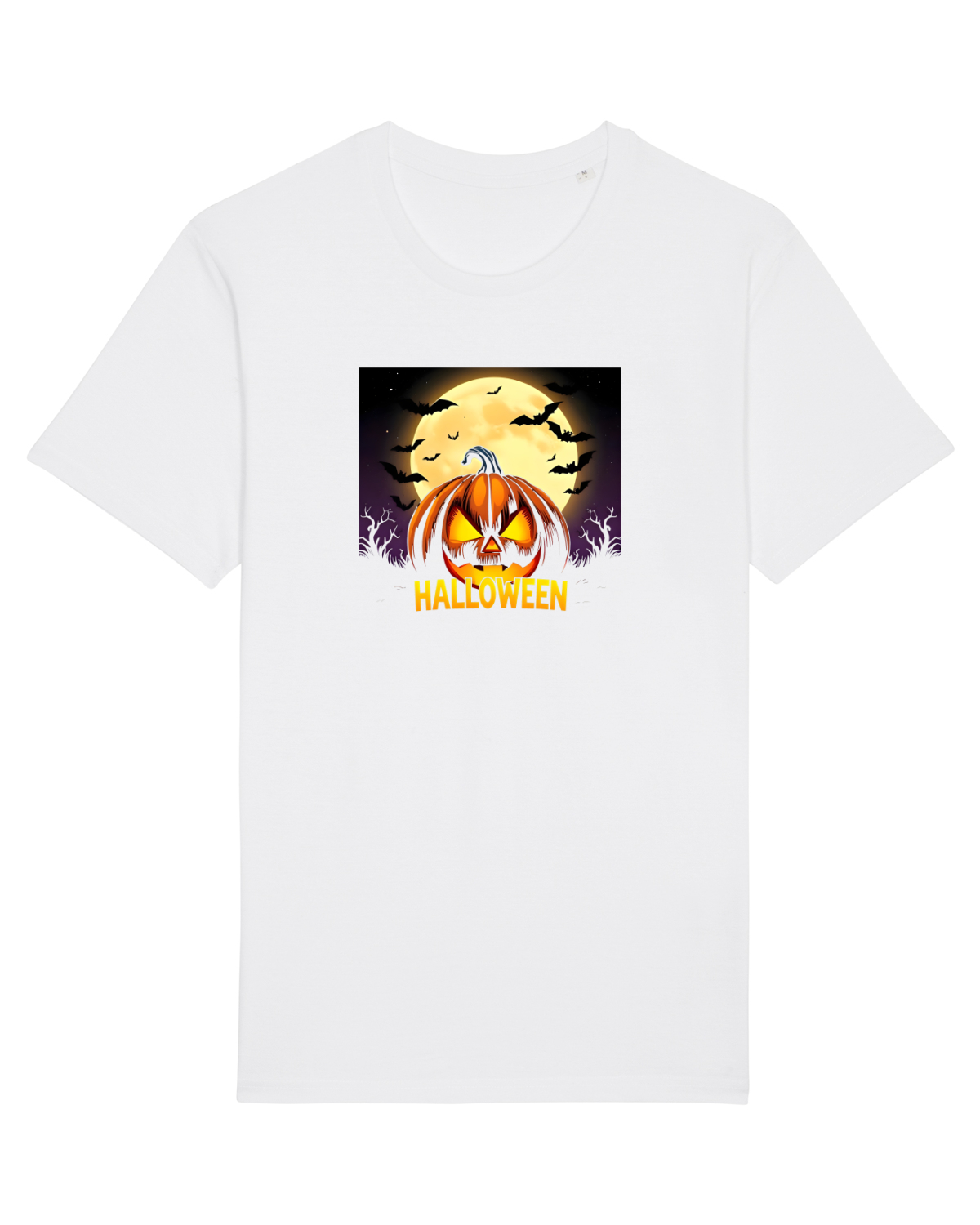 Tricou mânecă scurtă Unisex Rocker White