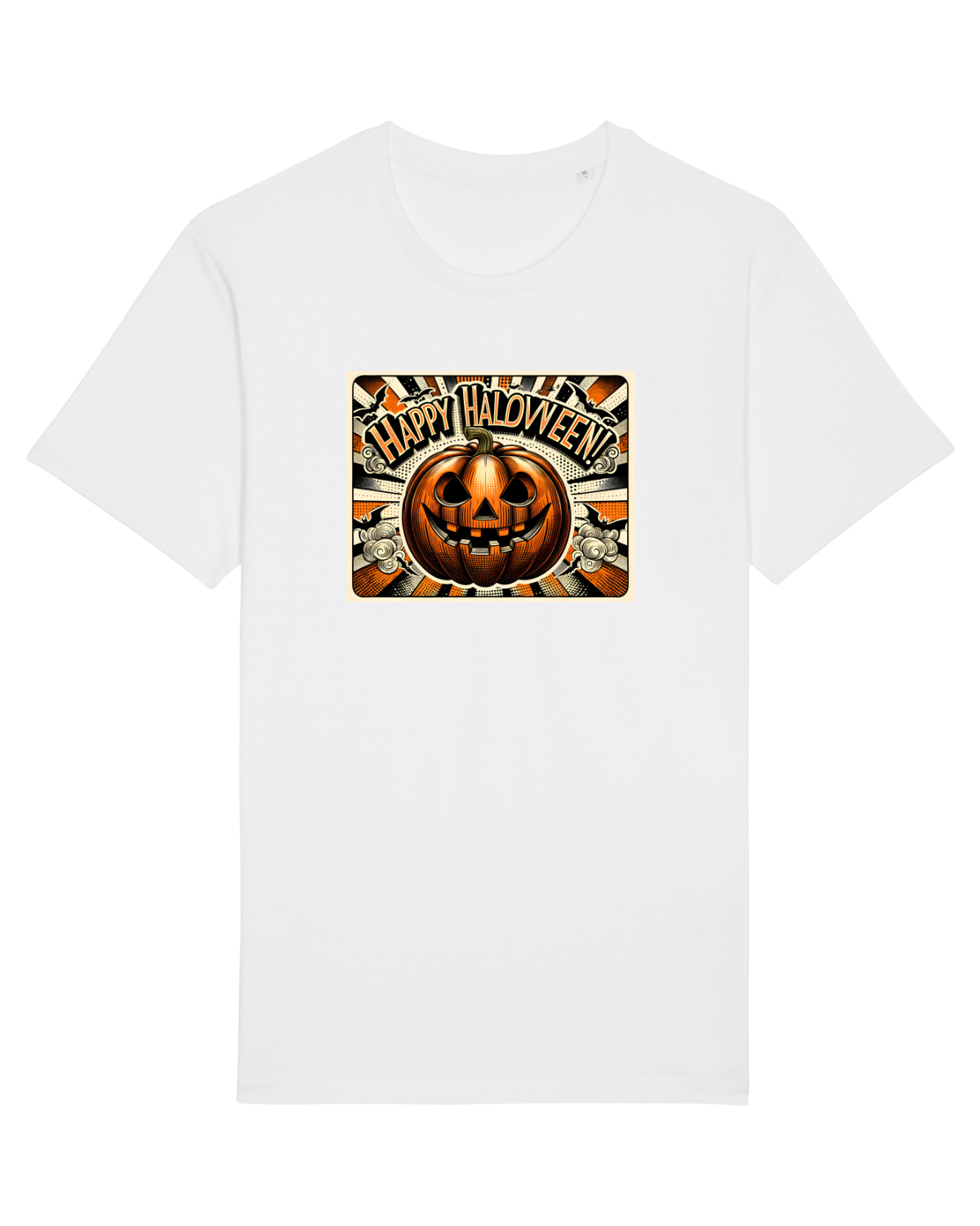 Tricou mânecă scurtă Unisex Rocker White
