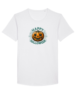 HAPPY HALLOWEEN - DOVLEAC Tricou mânecă scurtă guler larg Bărbat Skater