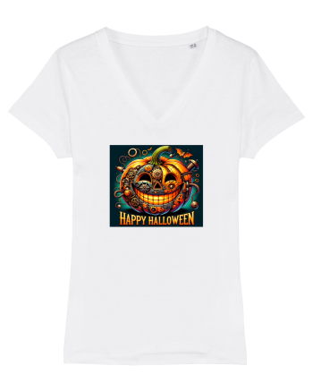 HAPPY HALLOWEEN - DOVLEAC STEAMPUNK White
