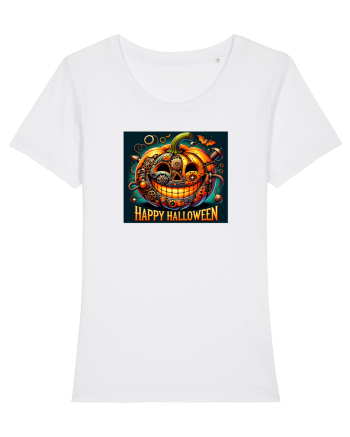 HAPPY HALLOWEEN - DOVLEAC STEAMPUNK White