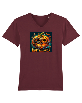 HAPPY HALLOWEEN - DOVLEAC STEAMPUNK Burgundy