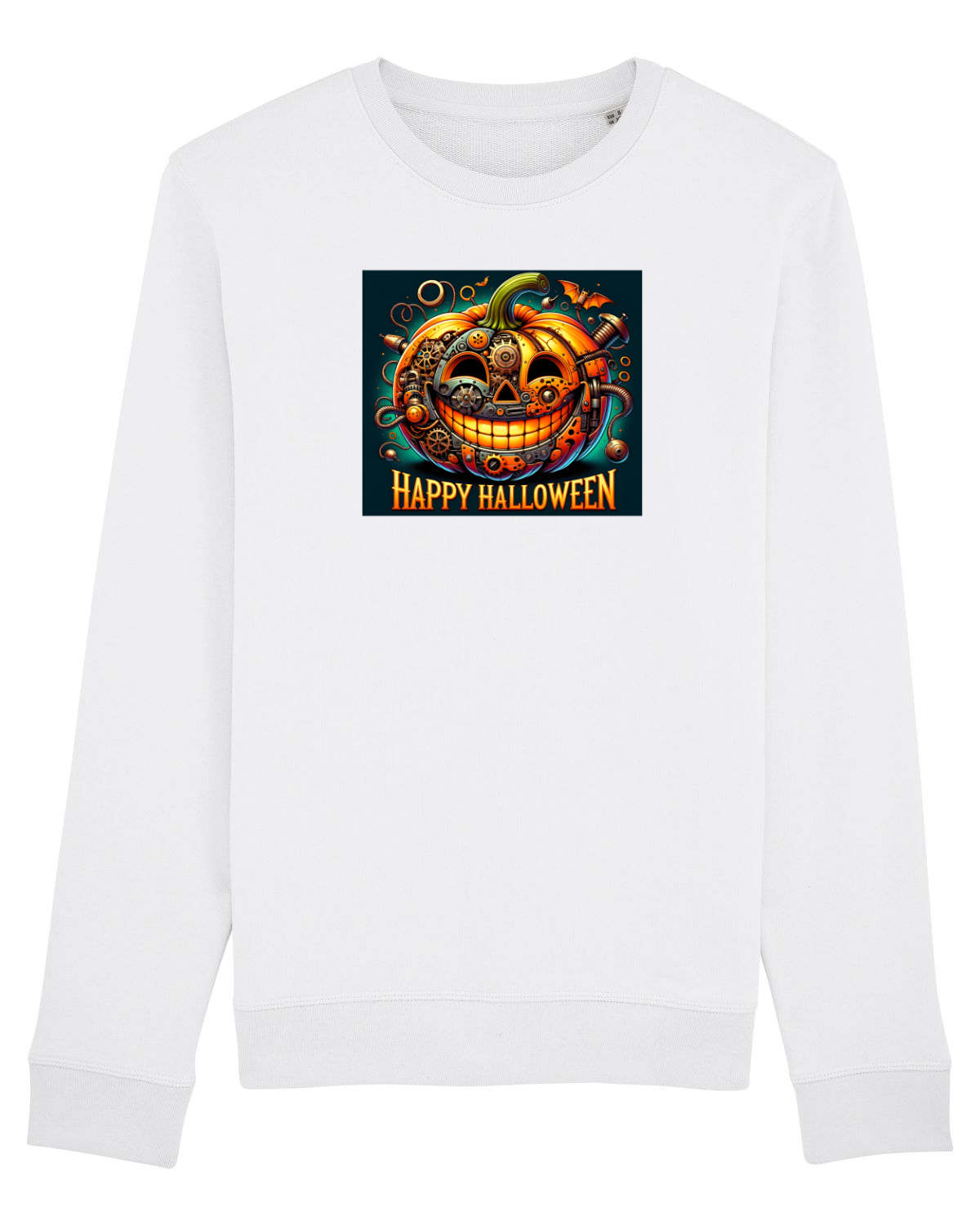Bluză mânecă lungă Unisex Rise White