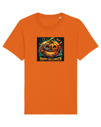 HAPPY HALLOWEEN - DOVLEAC STEAMPUNK Bright Orange