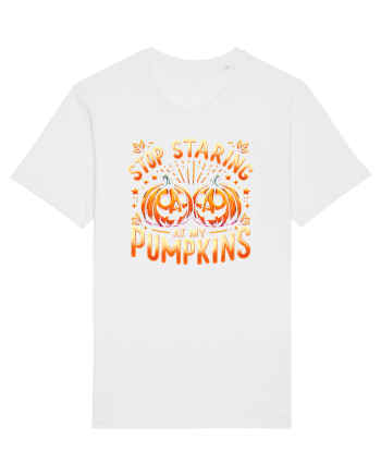 STOP STARING AT MY PUMPKINS - NU TE MAI UITA LA DOVLECII MEI White