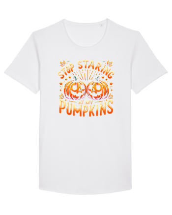 STOP STARING AT MY PUMPKINS - NU TE MAI UITA LA DOVLECII MEI White