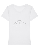 Zodia şi constelaţia Vărsătorului Tricou mânecă scurtă guler larg fitted Damă Expresser