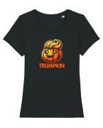 TRUMPKIN Tricou mânecă scurtă guler larg fitted Damă Expresser