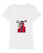 DRACULA ... STILL TRENDING! - INFLUENCER Tricou mânecă scurtă guler V Damă Evoker