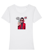 DRACULA ... STILL TRENDING! - INFLUENCER Tricou mânecă scurtă guler larg fitted Damă Expresser