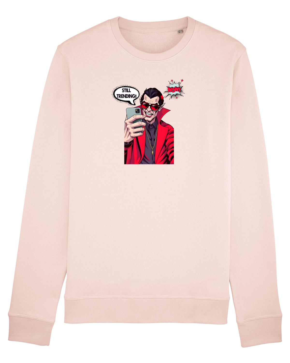 Bluză mânecă lungă Unisex Rise Candy Pink