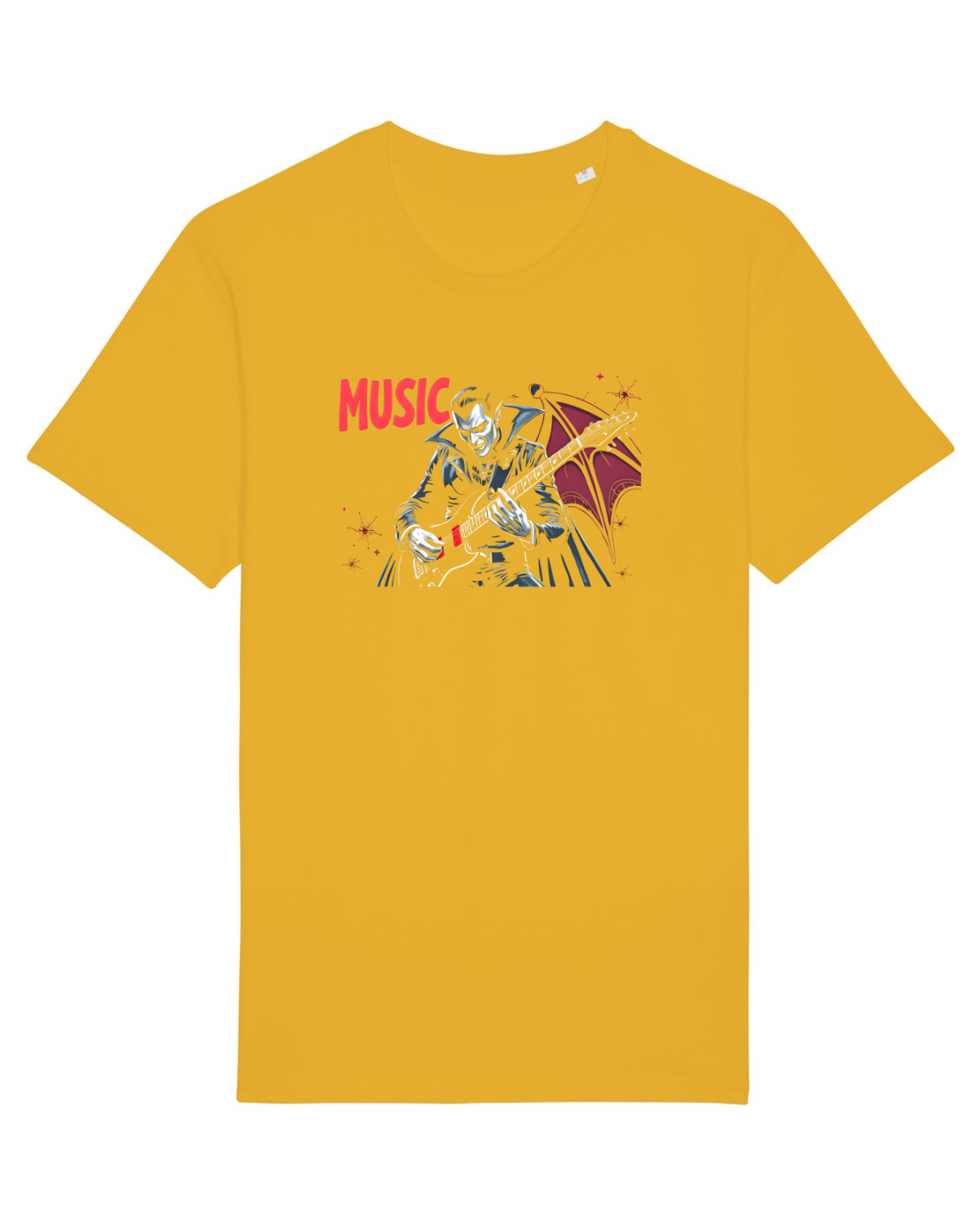 Tricou mânecă scurtă Unisex Rocker Spectra Yellow