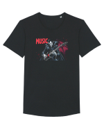 DRACULA - ROCK MUSIC Tricou mânecă scurtă guler larg Bărbat Skater