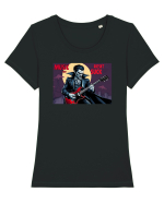 DRACULA - ROCK - MUSIC THAT DOESN`T SUCK Tricou mânecă scurtă guler larg fitted Damă Expresser