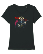 DRACULA - ROCK - MUSIC THAT DOESN`T SUCK 2 Tricou mânecă scurtă guler larg fitted Damă Expresser