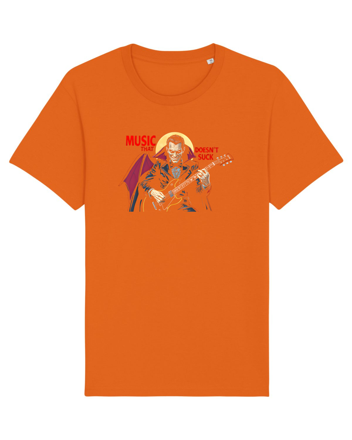 Tricou mânecă scurtă Unisex Rocker Bright Orange