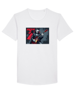 DRACULA - ROCKING Tricou mânecă scurtă guler larg Bărbat Skater