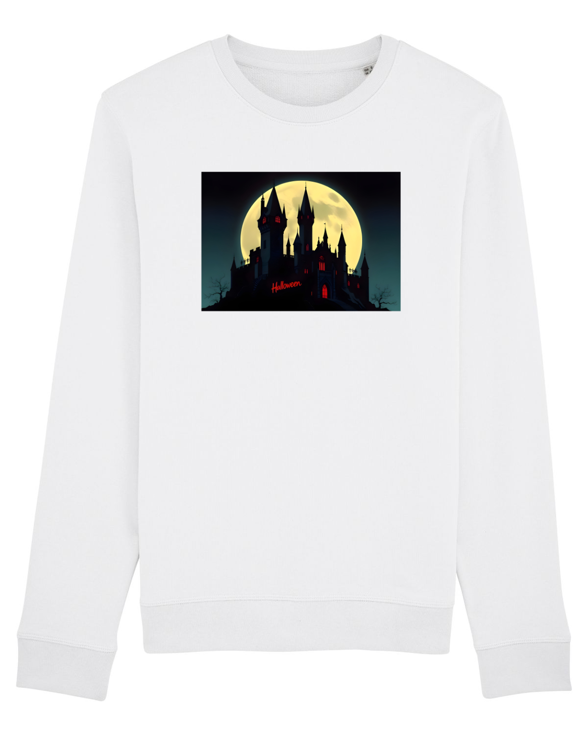 Bluză mânecă lungă Unisex Rise White