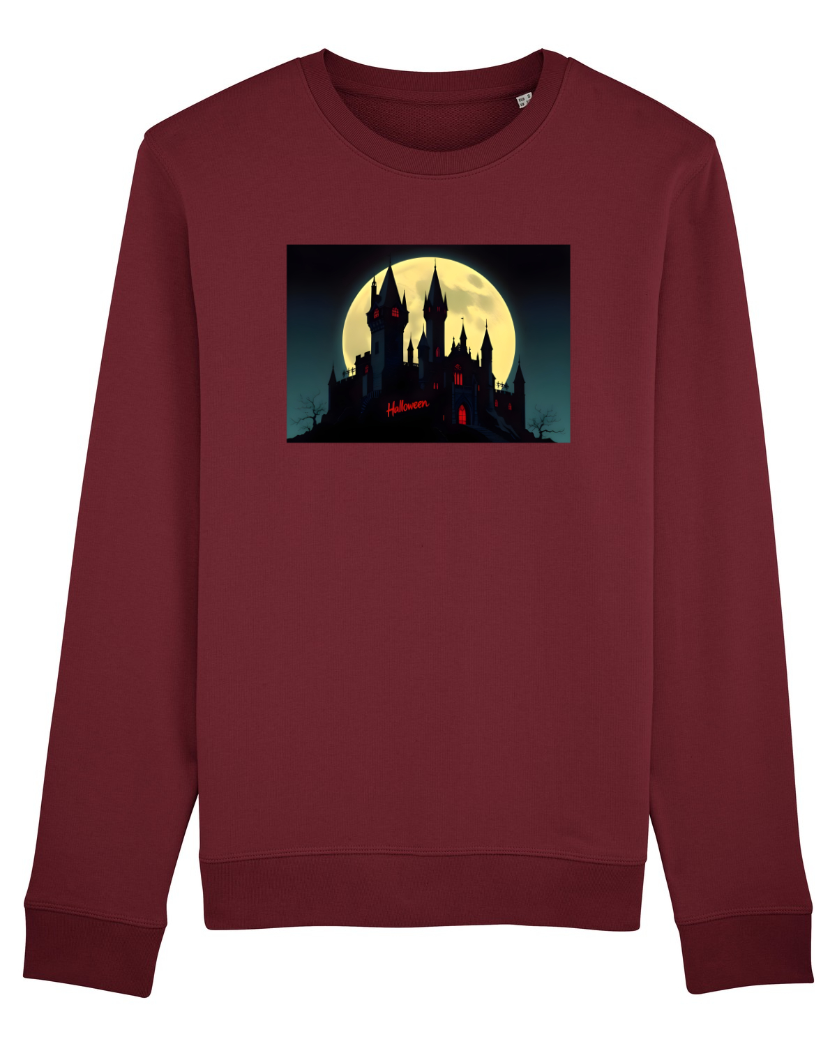 Bluză mânecă lungă Unisex Rise Burgundy