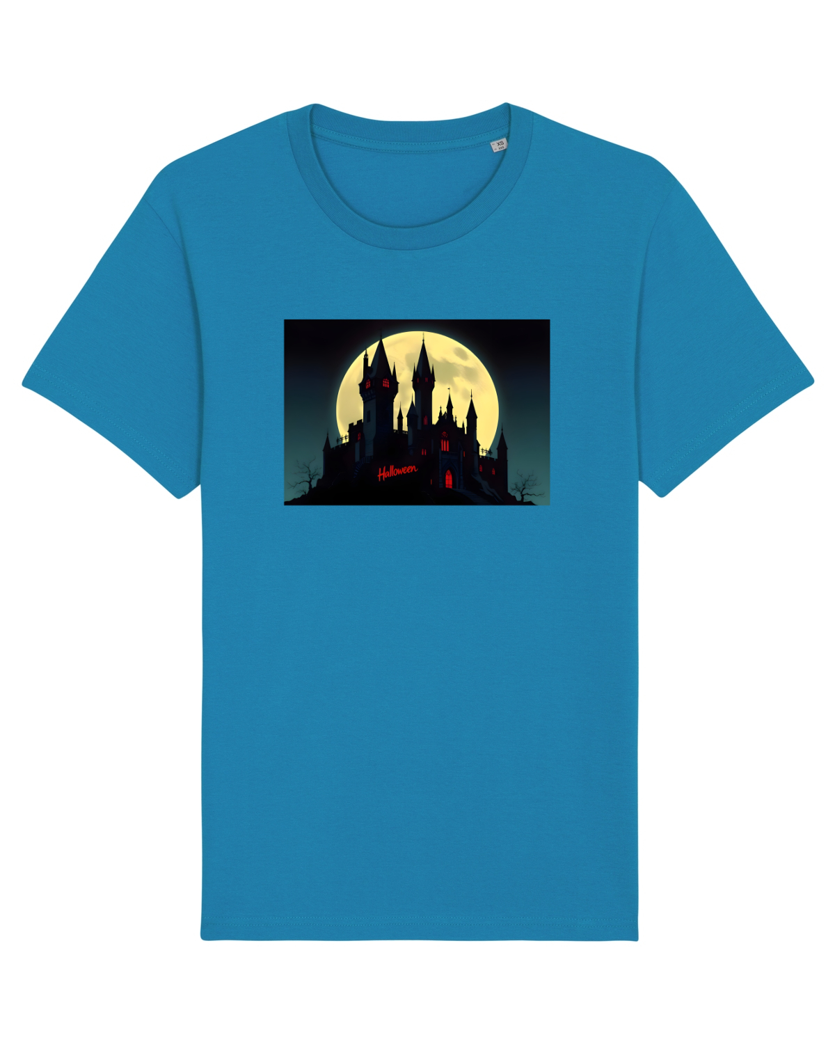 Tricou mânecă scurtă Unisex Rocker Azur
