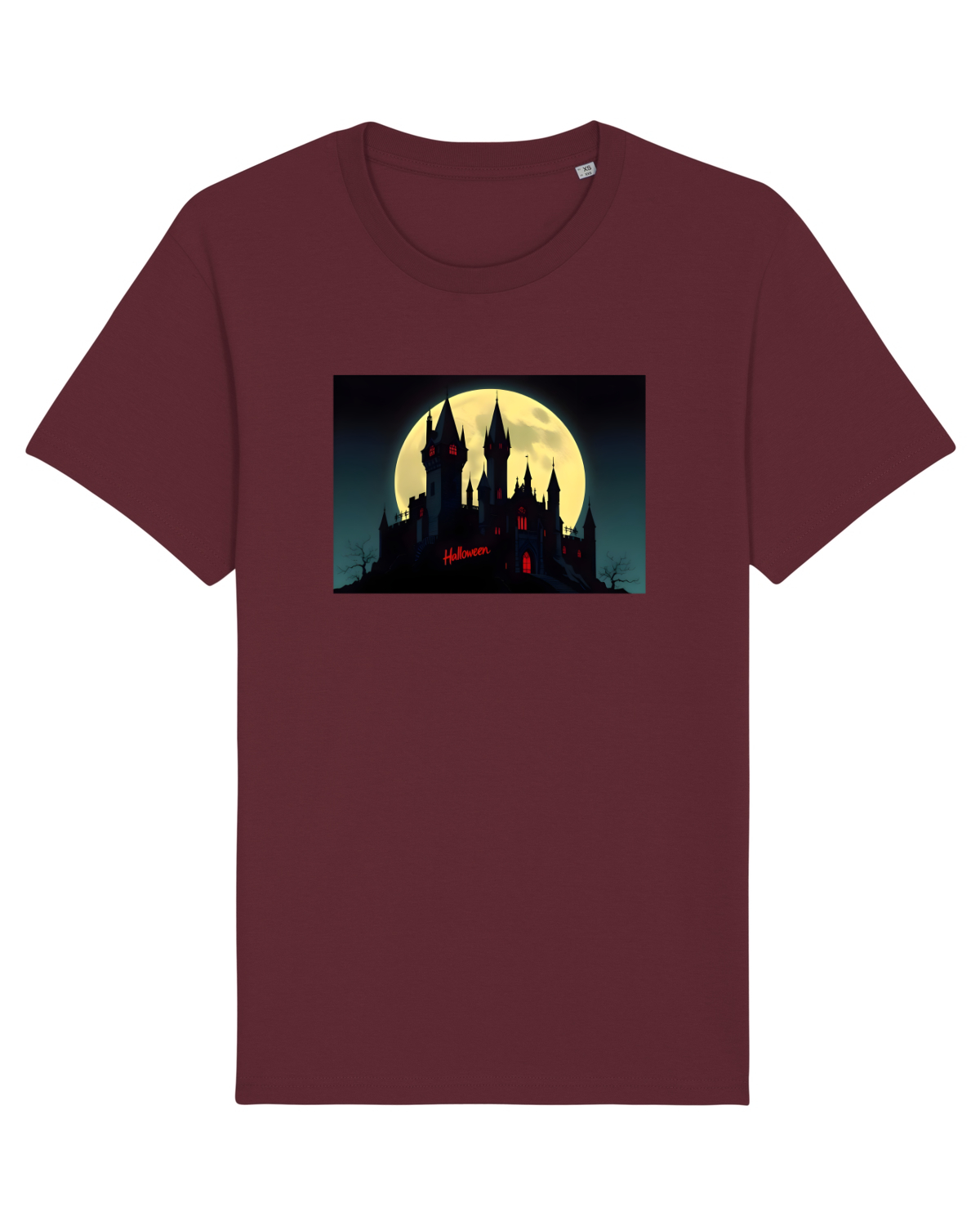 Tricou mânecă scurtă Unisex Rocker Burgundy