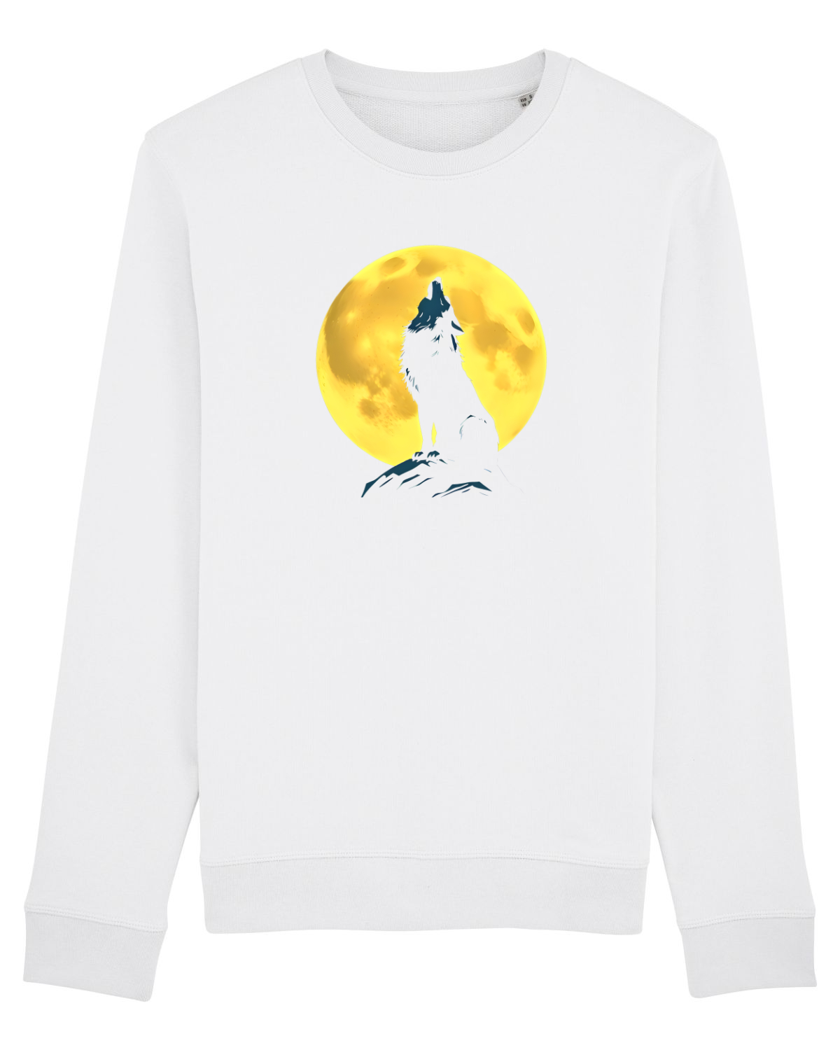 Bluză mânecă lungă Unisex Rise White