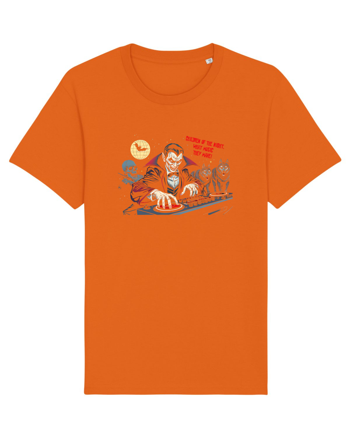 Tricou mânecă scurtă Unisex Rocker Bright Orange