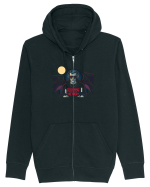 HALLOWEEN -  DRACULA  - STREAMING THROUGH THE NIGHT Hanorac cu fermoar Unisex Connector