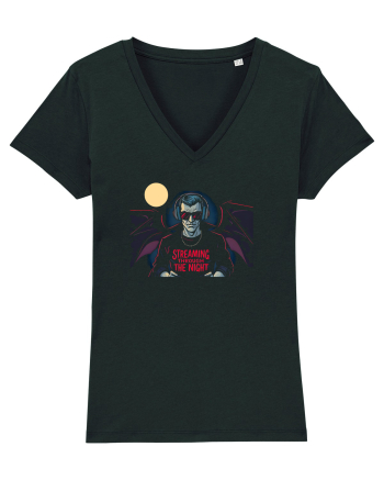 HALLOWEEN -  DRACULA  - STREAMING THROUGH THE NIGHT Black
