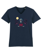 HALLOWEEN -  DRACULA  - STREAMING THROUGH THE NIGHT Tricou mânecă scurtă guler V Bărbat Presenter