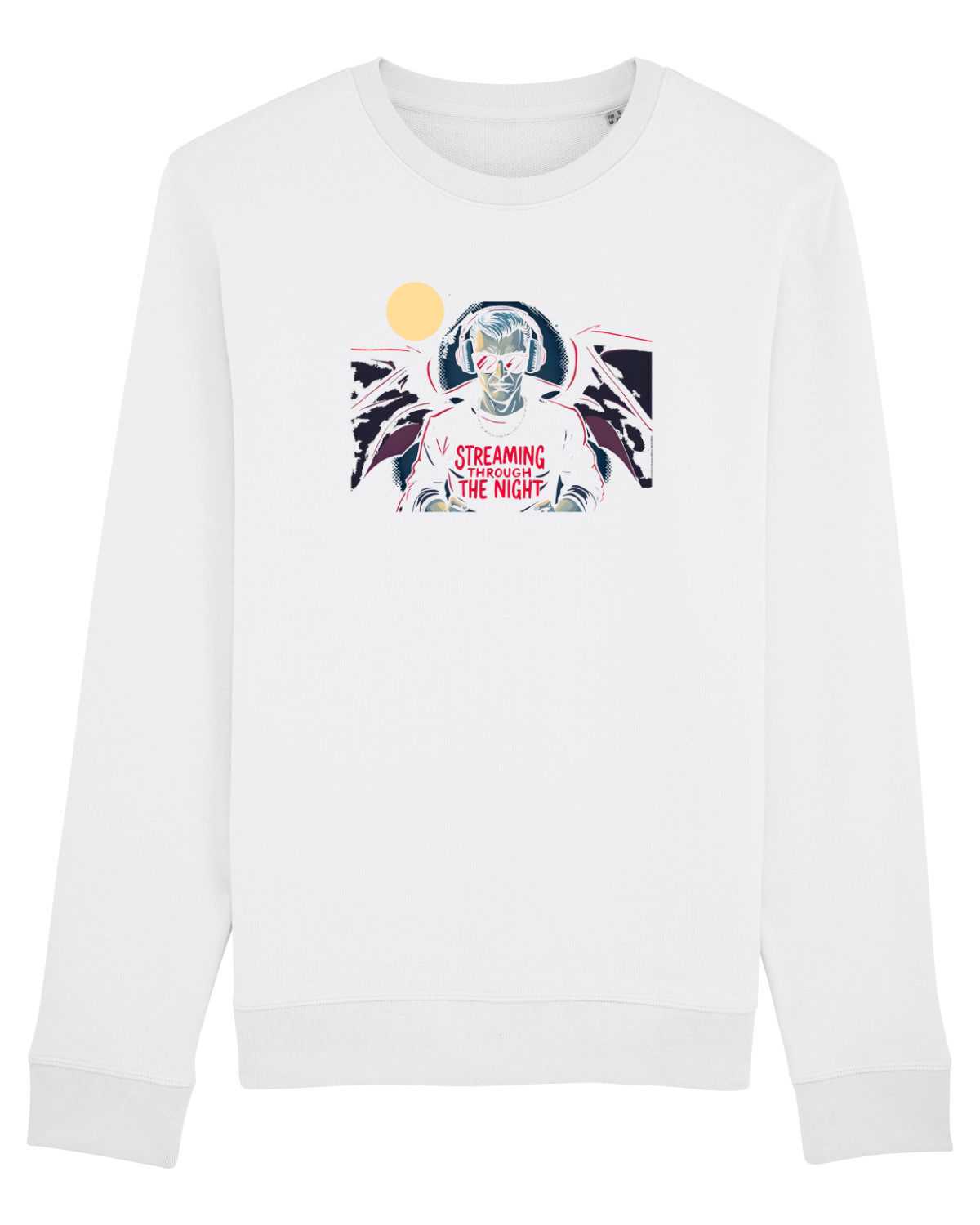 Bluză mânecă lungă Unisex Rise White