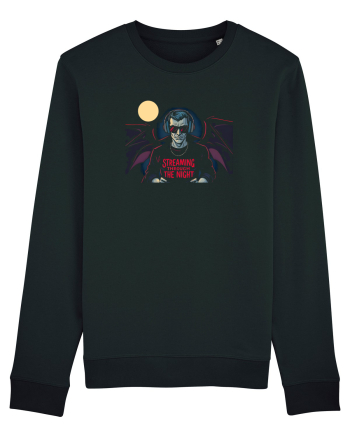 HALLOWEEN -  DRACULA  - STREAMING THROUGH THE NIGHT Black